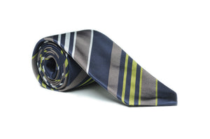 Cravatta jacquard riga multicolor