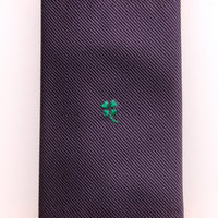 Cravatta Ricamata Quadrifoglio