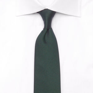 Cravatta Tinta Unita Verde Bottiglia
