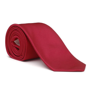 Cravatta Tinta Unita Rosso